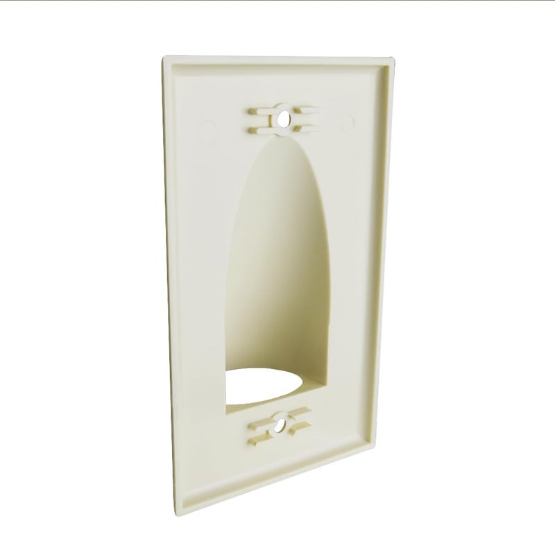 Skywalker Single Gang Bundled Cable Wall Plate (Almond) - Image 4
